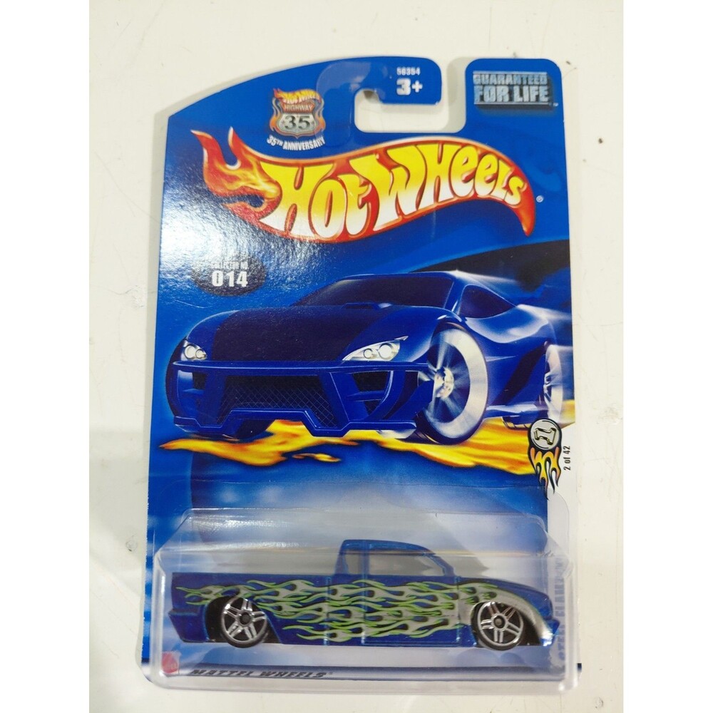 NIP Hot Wheels 02 1st Ed. 1:64 DieCast Steel Flame Custom 1999 GMC Sonoma Truck